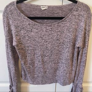 Cozy Garage long sleeve with tie sleeves